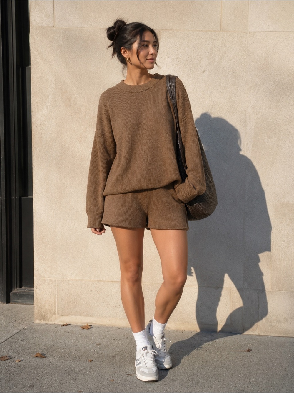 Zenana Cozy Knit Pullover & Shorts Set cozy casual minimalist quiet luxury